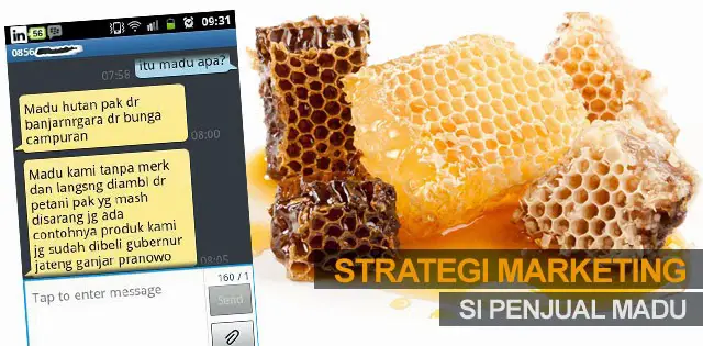 strategi marketing penjual madu hutan