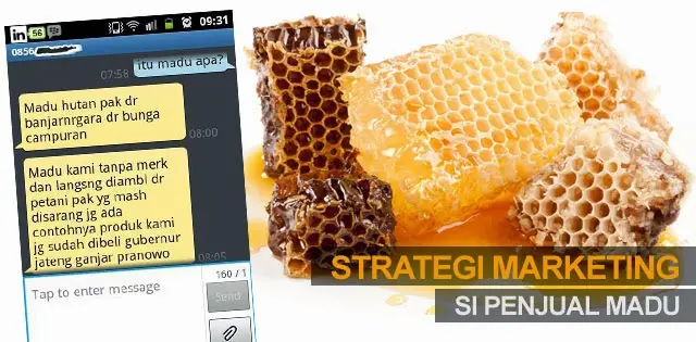 strategi marketing penjual madu hutan
