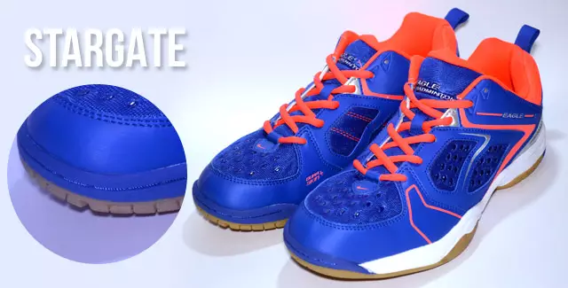Review Sepatu Badminton Eagle Stargate, Untuk Profesional 5 Sepatu Badminton EAGLE STARGATE Jahitan