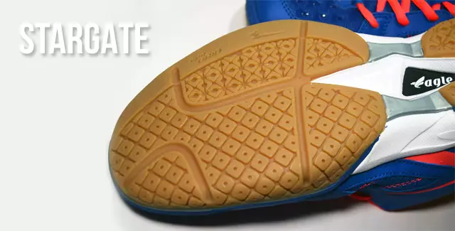 Review Sepatu Badminton Eagle Stargate, Untuk Profesional 6 Sepatu Badminton EAGLE STARGATE Outsole